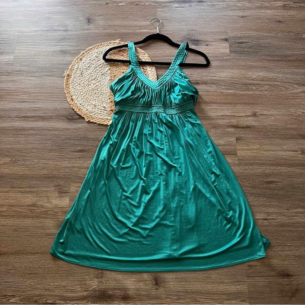 BCBGMAXAZRIA Emerald Green Mini Dress - Picture 1 of 7